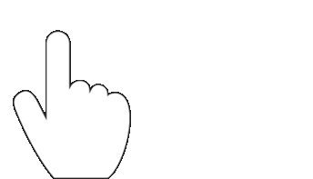 左右滑动手势示意